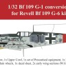 Aims AIMS32P011 Messerschmitt Bf-109G-1 conversion 1/32 Aims AIMS32P011 Messerschmitt Bf-109G-1 conversion 1/32