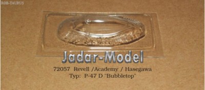 Rob Taurus 72057 P-47D Bubbletop Canopy 1/72