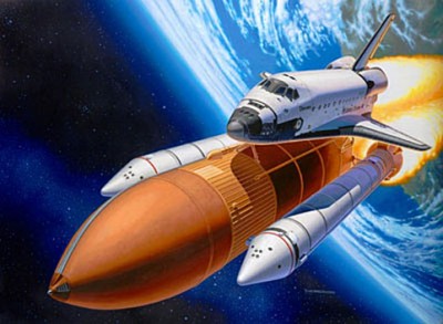 Revell 04736 Американский космический корабль &quot;Space Shuttle Discovery + Booster Rockets&quot; 1/144