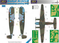 Lf Model M4874 Mask Siebel Si-204D Camouflage painting 1/48