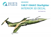 Quinta studio QD48282 F-104A/С (Kinetic) 1/48