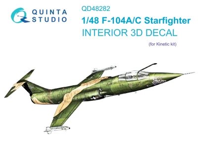 Quinta studio QD48282 F-104A/С (Kinetic) 1/48