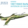 Quinta studio QD48282 F-104A/С (Kinetic) 1/48