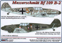 AML AMLC48020 Декали Messerschmitt Bf 109 B-2 (2x camo) 1/48