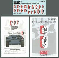 Echelon FD D356020 Sturmgeschutz/StuG.III Abteilung 189 1/35