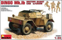 MiniArt 35067 Dingo Mk.1b Британский бронеавтомобиль с экипажем