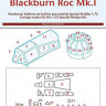 Peewit M72162 1/72 Canopy mask Blackburn Roc Mk.I (SP.HOB.)