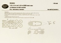 New Ware NWA-M0120 Mask FJ-4/FJ-4B Fury BASIC (HOBBYB 80312/3) 1/48