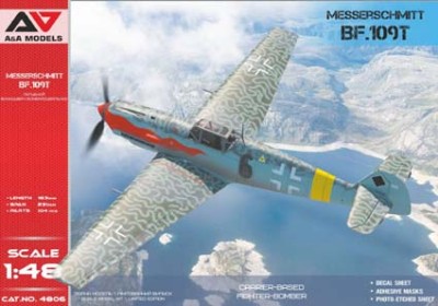 A&amp;A Models 4806 Мессершмитт Bf 109T 1/48