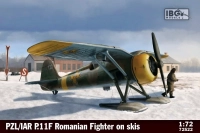 IBG Models 72522 PZL/IAR P.11F Romanian Fighter on skis 1/72