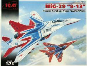 ICM 72142 МиГ-29 Пилотажная группа Стрижи 1/72