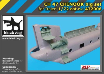 BlackDog A72006 CH-47 Chinook BIG set (ITALERI) 1/72