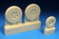Barracuda Studios BCR48406 Hawker Hunter F.4/F.6 Main and Nose Wheels 1/48