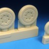 Barracuda Studios BCR48406 Hawker Hunter F.4/F.6 Main and Nose Wheels 1/48