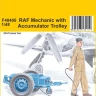 CMK F48405 RAF Mechanic w/ Accumulator Trolley 1/48