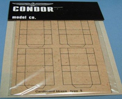 Condor А-020	Картонные коробки без надписей, тип 5, 4 шт