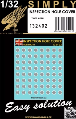 HGW 132402 Inspection Hole Cover TIGER MOTH (SIMPLY) 1/32