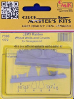 CMK 7396 J2M3 Raiden Wheel Wells & Covers (HAS) 1/72