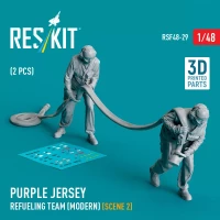 Reskit F48029 Purple jersey refueling team modern 2 (2 fig) 1/48
