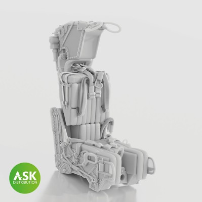 Art Scale 200-A48042 GRU-7A ejection seat for Grumman F-14A/B early version, x 2 pcs. - with straps 1/48