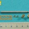 Aber 35 L-253 75mm gun barrel with muzzle brake for German Tank Pz.Kpfw.VI Ausf. D/F (VK36.01) (designed to be used with Revosys Model kits) 1/35