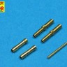 Aber A32010 Set of 2 German barrels for aircraft 30mm machine cannons Mk.108 with blast tube 1/32