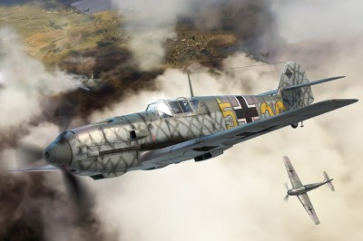 Hobby boss 81791 Немецкий истребитель Messerschmitt Bf109E-3 1/48