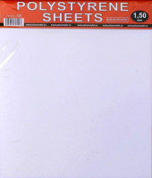Plus model 529 Polystyrene Sheets 1,50 mm (220x190 mm, 2 pcs.)