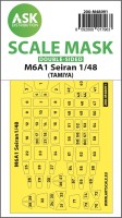 Art Scale 200-M48091 Aichi M6A1 Seiran canopy frame paint masks (inside and outside) 1/48