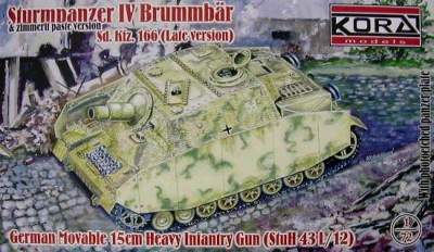 Kora Model A7219 Sturm.SdKfz166 Late IV 1/72