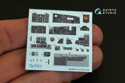 Quinta studio QD48055 F-4J (для модели ZM SWS) 1/48