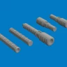 Eduard 648591 BRASSIN MiG-19S gun muzzles (TRUMP) 1/48