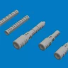 Eduard 648591 BRASSIN MiG-19S gun muzzles (TRUMP) 1/48