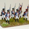 НАТ 8294 1815 French Infantry Marching 1/72