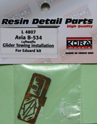 Kora Model L4807 Avia B-534 Glider towing installation PE set 1/48