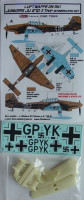 Kora Model CSD7269 Ju-87D-1/Trop Ski - Conversion set & decal 1/72