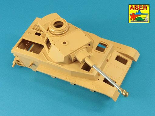 Aber 35 L-046n German 75 mm Barrel for Kwk 40 L/48 with early model muzzle brake for Pz.Kpfw. IV Ausf.G late - Ausf.H