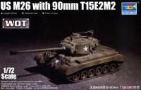 Trumpeter 07170 US M26 with 90mm T15E2M2 1/72