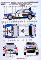 Reji Model 358 Lancia Delta S4 - Olympus Rally Winner 1986 1/24