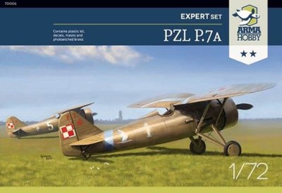 Arma Hobby 70006 PZL P.7A Expert Set (4x camo) 1/72