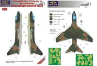 Lf Model M72114 Mask A-7 Corsair II in Vietnam Camoufl.paint. 1/72