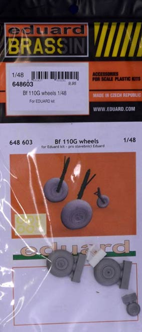 Eduard 648603 BRASSIN 1/48 Bf 110G wheels (EDU)