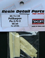 Kora Model DS72128 Polikarpov Po-2/U-2 - Ski set 1/72