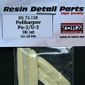 Kora Model DS72128 Polikarpov Po-2/U-2 - Ski set 1/72