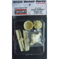 Kora Model DS72228 Gl.Gladiator I early RAF service Engine set 1/72