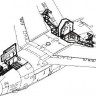 CMK 4147 F-86 Sabre - undercarriage set for HAS 1/48