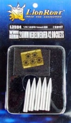 Great Wall Hobby L3504 200-мм Металлические точеные ракеты к Nebelwerfer 42 1/35