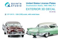 Quinta studio QP+24016 Автомобильные номера США, юго-западные штаты, 1950-1960 , часть1 1/24