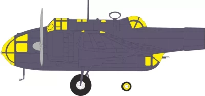 Eduard EX1164 Mask Hampden B Mk.I TFace (ICM) 1/48