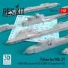 Reskit RS48-402 Pylons for MiG-29 (APU-470 & APU-73) 1/48
